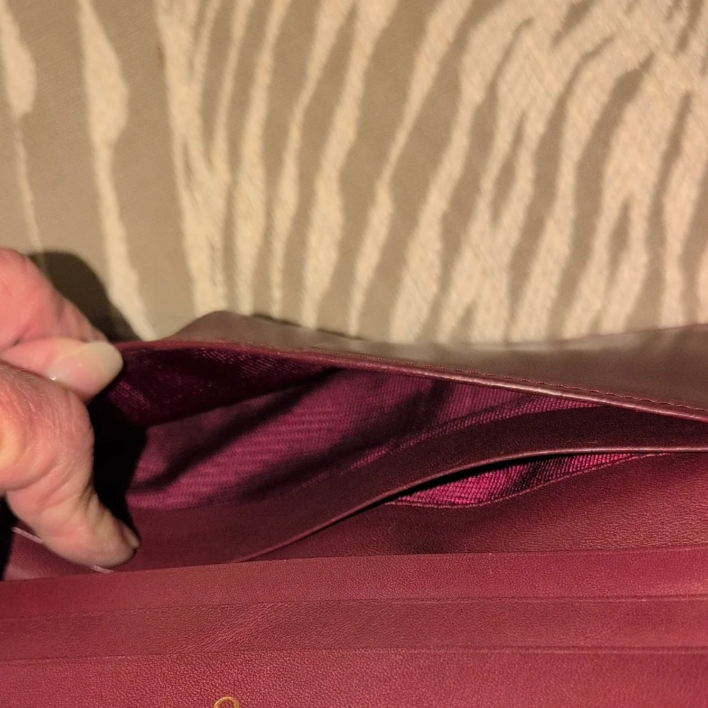 Omega Brown Leather Wallet